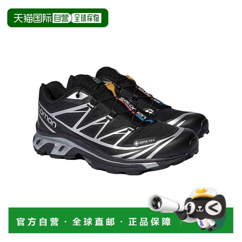 Salomon S/Lab XT-6 GORE-TEX 男黑色低帮徽标休闲运动鞋萨洛蒙