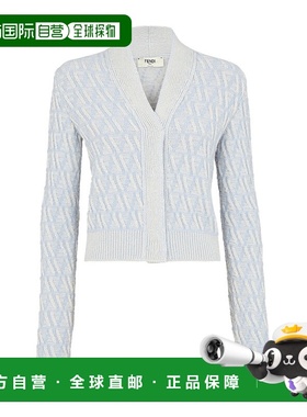 香港直邮Fendi 长袖针织开衫 FZE504ATPL羊绒