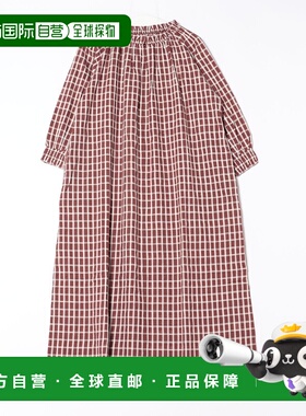 1h可退 日本直邮LOGEMENT DE CLAIRE 女士荷叶边格纹连衣裙 A0757