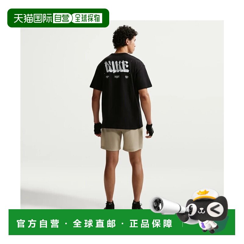 日本直邮Nike 耐克男子LSE NAC GLITZ 黑白色短袖T恤运动服