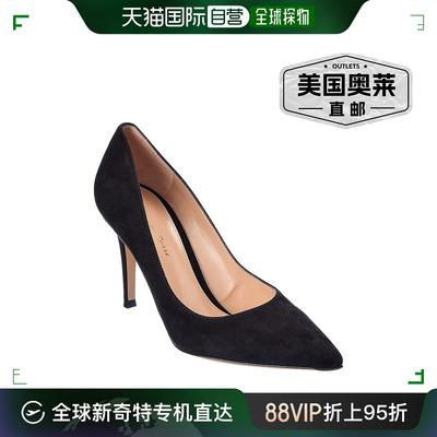 Gianvito Rossi Gianvito 85 麂皮高跟鞋 - 棕色 【美国奥莱】直