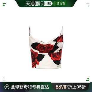 Balmain 巴尔曼 女士 CF0AD215VE 香港直邮潮奢 花卉印花短款 上衣