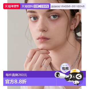 1h可退 日本直邮NOJESS女士银925钻石小爱心尾戒 30261111006