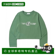 韩国直邮1993studio 通用 上装T恤长袖短款