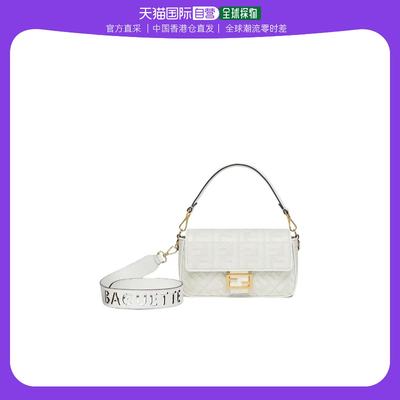 香港直邮潮奢 Fendi 芬迪 女士Baguette中号单肩包