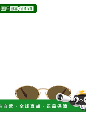 1h可退 香港直邮潮奢 Miu Miu 缪缪 女士 徽标太阳镜 MU52YS