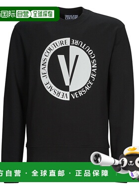 欧洲直邮Versace Jeans Couture 男士 GAIG06 卫衣 黑色