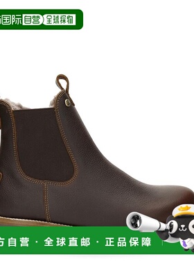 自营panama jack巴拿马杰克男式Beny Igloo C2栗色防水皮革切尔西