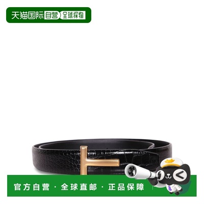 1h可退 香港直邮Tom Ford 汤姆 福特 男士 T-shaped buckle. clos