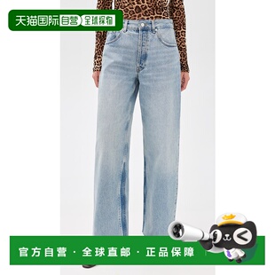 1h可退 香港直邮ANINE BING 女士 Manon 牛仔裤 blue蓝色 舒适时