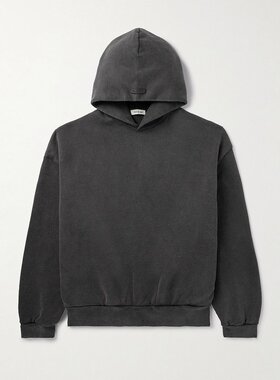 潮奢 Fear Of God 男士 徽标印花棉针织连帽衫 FG24FW5082058GTER
