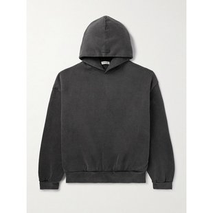 Fear 徽标印花棉针织连帽衫 男士 FG24FW5082058GTER God 潮奢