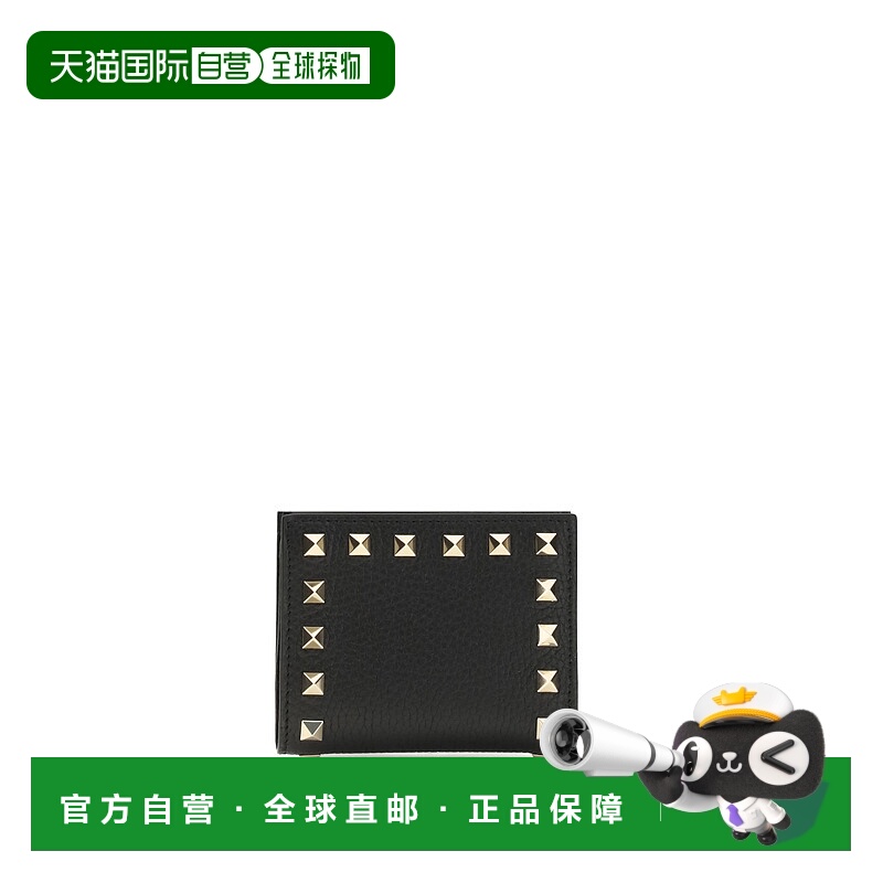 1h可退 香港直邮valentino 华伦天奴 女士 粒面小牛皮革钱包 8W2P