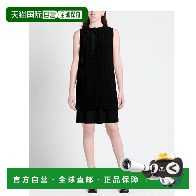 1h可退 【美国直邮】MM6 MAISON MARGIELA 蝴蝶结领口短连衣裙 女