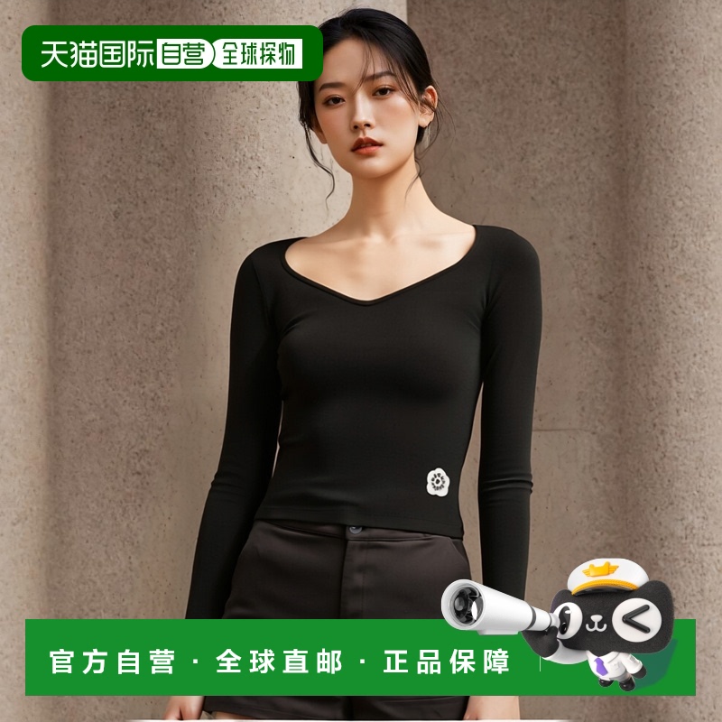 1h可退 香港直邮KENZO 女士衬衫 FE62TS1274SR99J AW2024 黑色