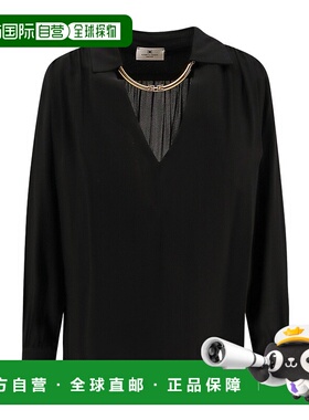 香港直邮ELISABETTA FRANCHI女士泡泡袖衬衫CA12356E2110