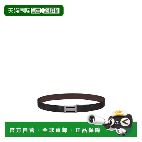 1h可退 香港直邮Longchamp 徽标扣皮带 42048024