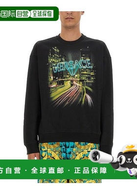 香港直邮VERSACE 男士卫衣 10125551A090452B510 AW2023 黑色