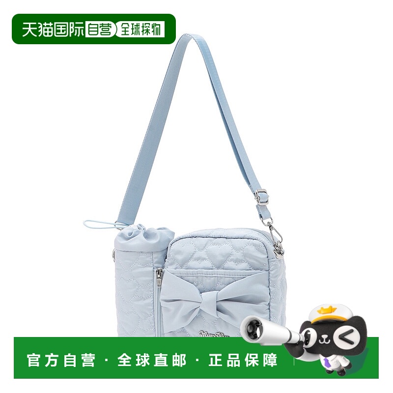 1h可退 日本直邮mezzo piano 儿童三用斜挎包 宠物瓶收纳金属logo