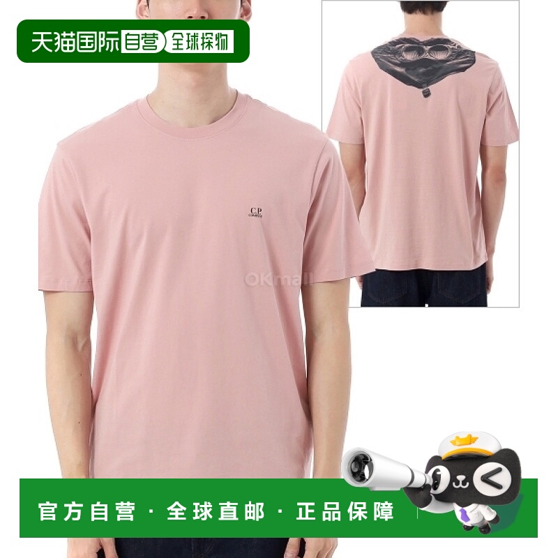 韩国直邮CP COMPANY 30/1 球衣徽标 T 恤（18CMTS030A 005100W 52