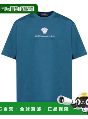 1h可退 香港直邮Versace 短袖T恤 10133021A11054范思哲男装