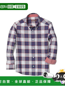 自营J.McLaughlin Carnegie Shirt - blue 美国奥莱直发