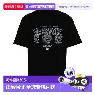 男士 短袖 上装 24FW 圆领品牌 T恤 香港直邮VERSACE范思哲