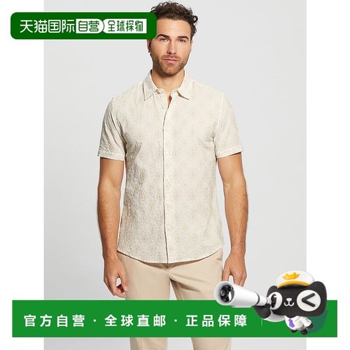 日本直邮GUESS SS Mosaic Embroidery衬衫 [GU1432EM032247]