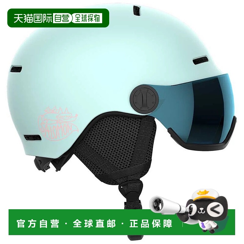 香港直邮SALOMON Orka junior 带面罩头盔 中性萨洛蒙滑雪