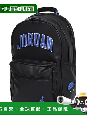 日本直邮JORDAN JAM VARSITY背包 [MA9004-KB4] 黑色与蓝色 背包