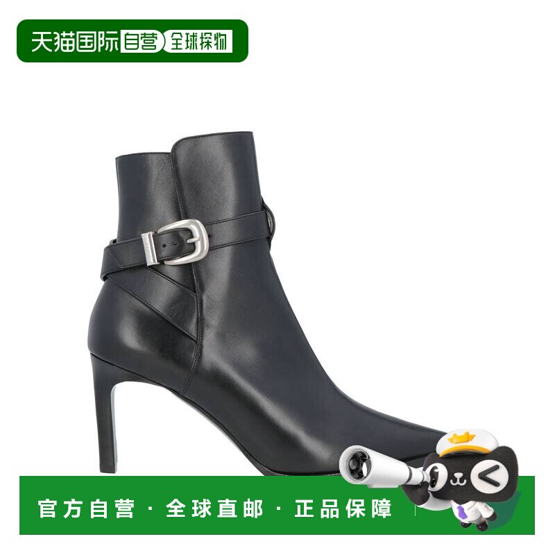 香港直邮Celine 思琳 女士 脚踝靴 black黑色 舒适时尚短靴高跟