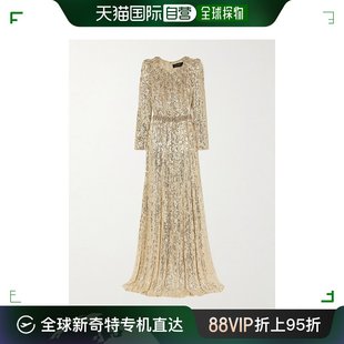 Jenny Packham 女士 JPC 香港直邮潮奢 Georgia 精饰珠片薄纱礼服