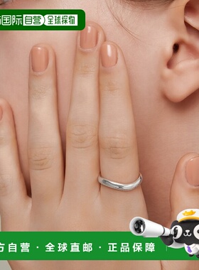 1h可退 日本直邮NOJESS 女士经典银戒指 爱情主题设计 手绘字体