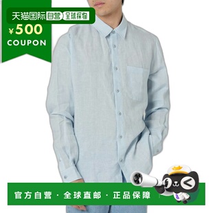 日本直邮APC APCLIAEK H12545 IAB 男式长袖衬衫上衣蓝色