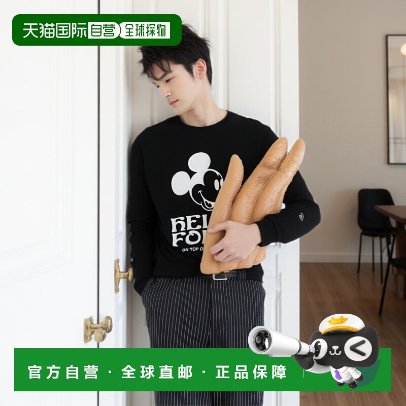 1h可退 日本直邮MANASTASH 男装 迪士尼联名 米奇长袖T恤 宽松 重