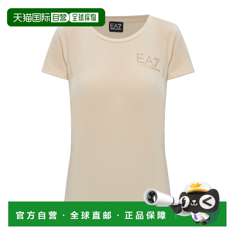 1h可退 香港直邮EA7 EMPORIO ARMANI 女士T恤 8NTT65TJDQZU1088