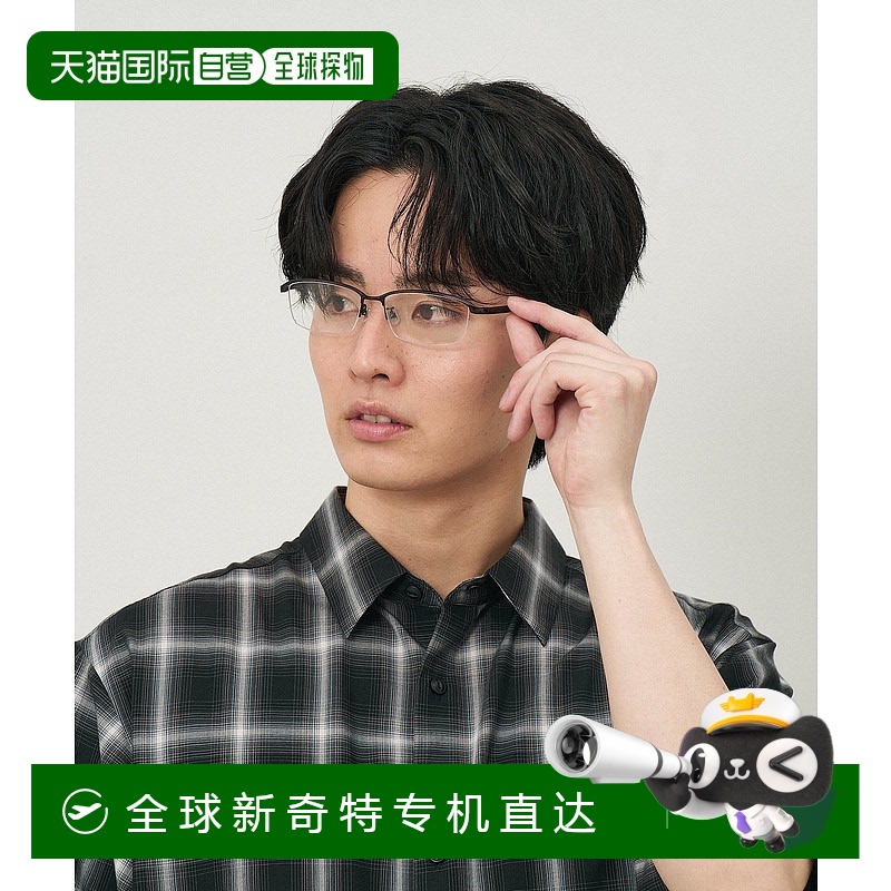 1h可退 日本直邮Zoff 佐芙 Zoff 男女通用CLAP CLICK结构防滑金属