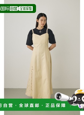 日本直邮MOUSSY 有机棉刺绣背心连衣裙 [MO1164EW036758] 红色