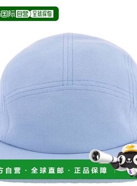 自营 Lacoste有机棉Pique Croc贴片骑师帽-蓝色 美国奥莱直发帽子