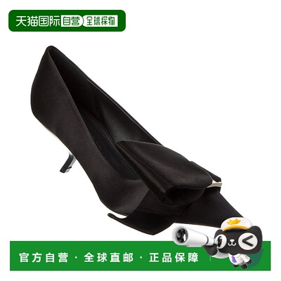 自营 salvatore ferragamoFerragamo Erica 缎面高跟鞋 - 黑色 美
