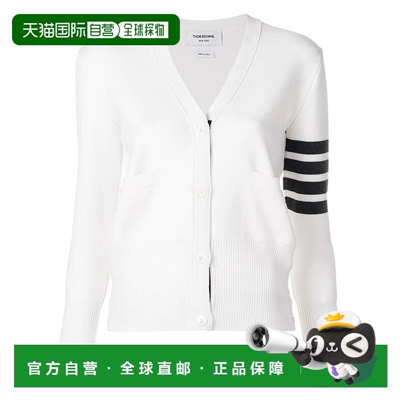 香港直邮THOM BROWNE 女士针织衫 FKC207A00014100 CO 白色 美利