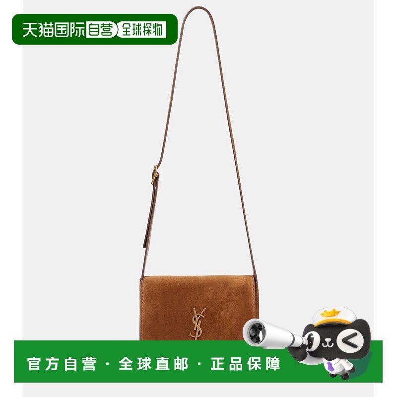 1h可退 香港直邮潮奢 Saint Laurent 圣罗兰 女士 Niki 绒面革斜