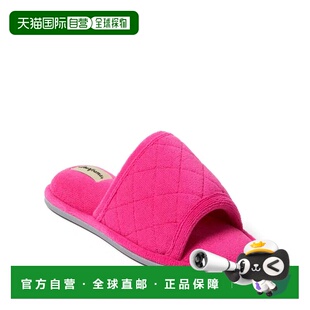 自营Dearfoams Women's Beatrice Quilted Microfiber Terry Show