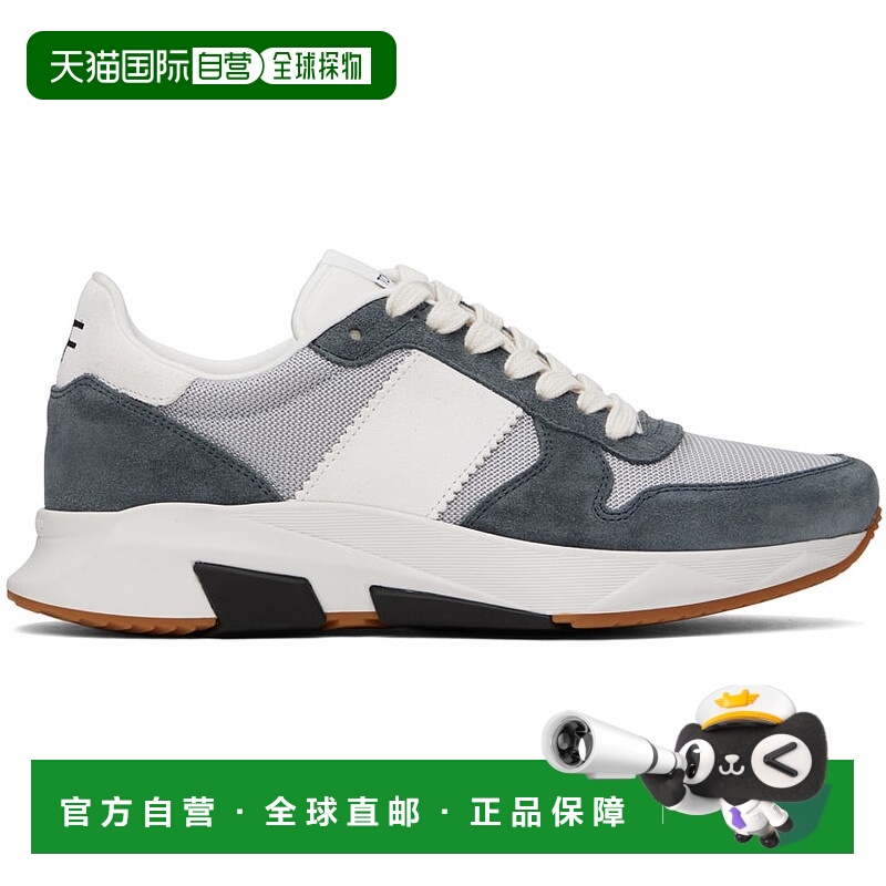 1h可退 香港直邮Tom Ford 汤姆 福特 男士 灰色 Jagga 运动鞋 J12