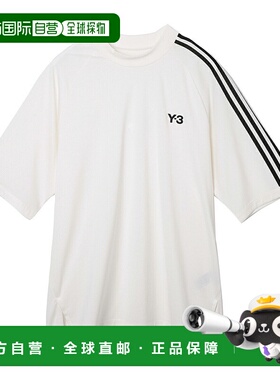 日本直邮Y-3 圆领 T恤白色男女款 hz8871 owhite 3S SS TEE