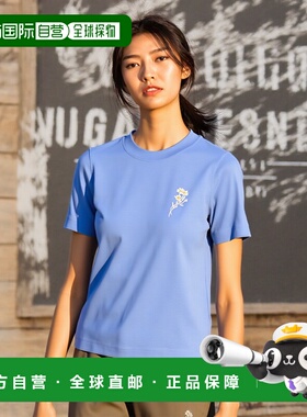 香港直邮BURBERRY 女士T恤 8102708C2062 SS2025 蓝色 Cerulean b