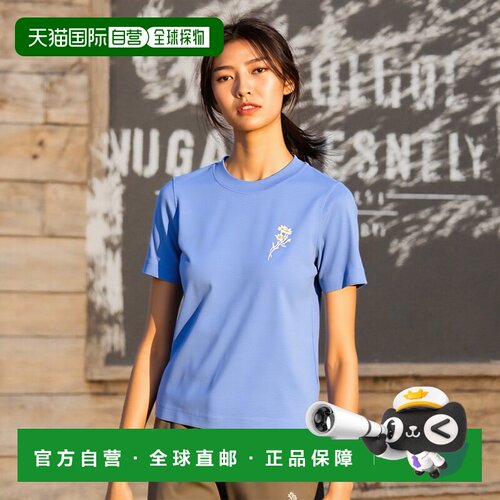 香港直邮BURBERRY 女士T恤 8102708C2062 SS2025 蓝色 Cerulean b