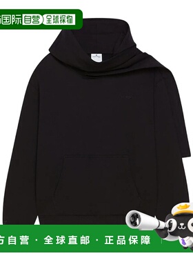 香港直邮Courreges 连帽衫围巾 325JHO047JS02349999长袖卫衣