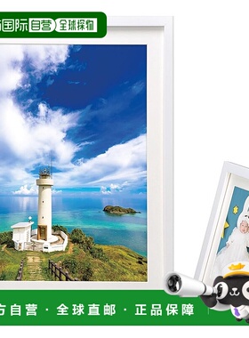 【日本直邮】HAKUBA木质相框MM-01 A4白色 含玻璃 吊绳 AMZFMM1WT