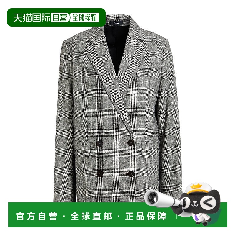 香港直邮THEORY 希尔瑞 女士 西装外套 grey灰色 舒适时尚